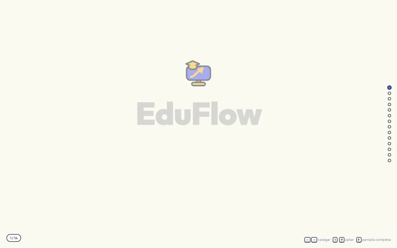 Lámina de la presentación de EduFlow