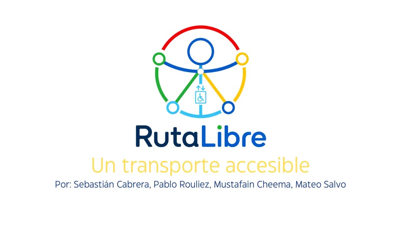 Lámina de la presentación de RutaLibre