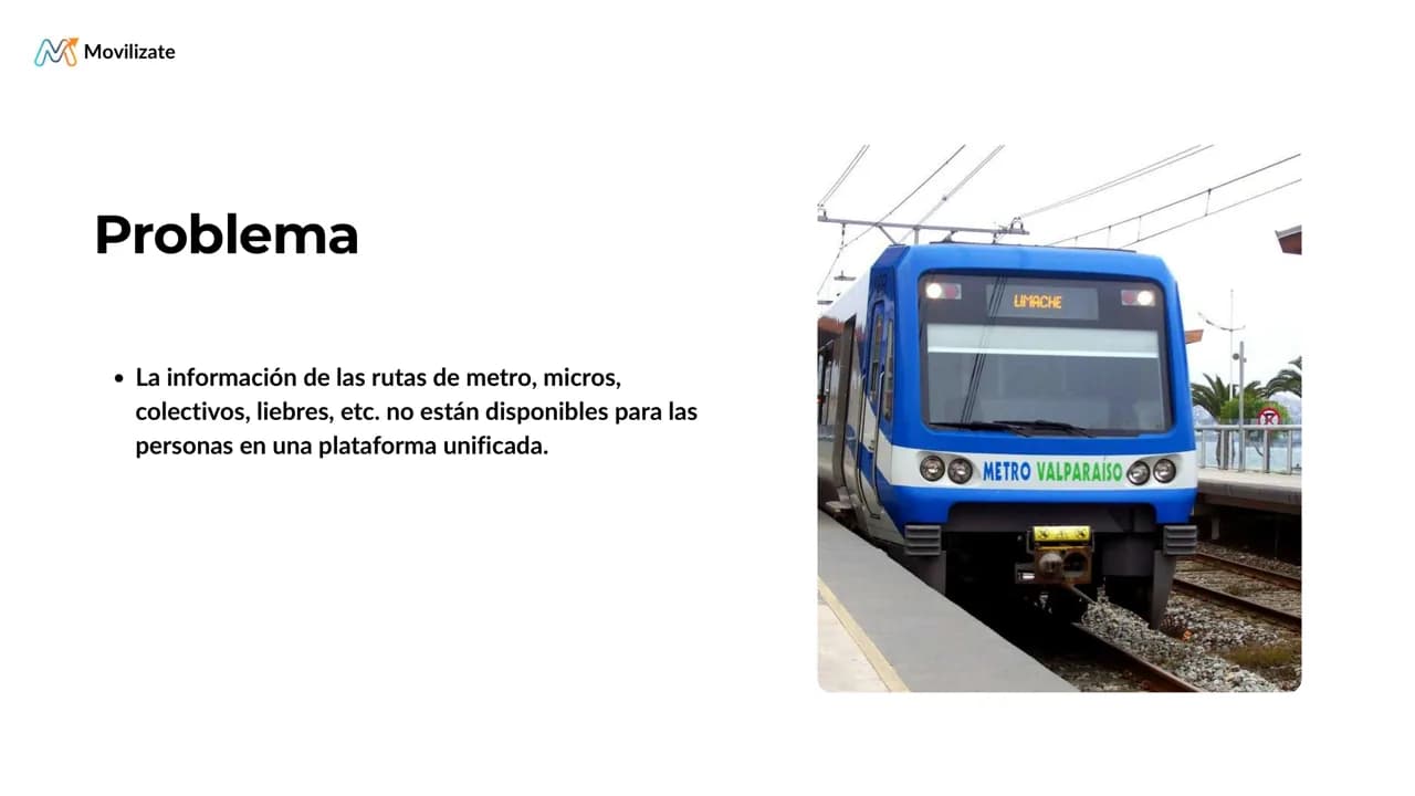 Lámina de la presentación de Movilízate